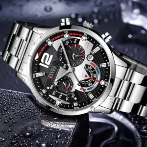 GENEVA New Fashion Watches Men Stainless Steel